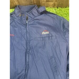 Vintage Coors Beer‎ Jacket Men's 42M Blue Thinsulate Lined USA "Don"